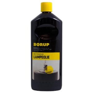 Lampeolie Bio Premium Borup Lugtsvag Højkvalitetsolie Indendørs brug 1 ltr