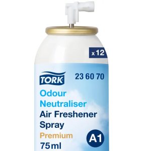Duftfrisker Tork Airfreshener A1 Premium Odour Neutraliser spray m Parfume 75 ml 12 ds