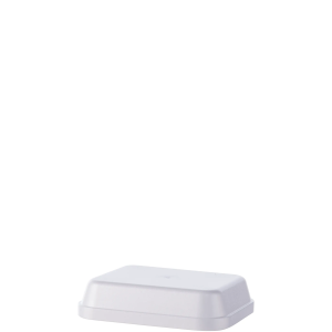 Låg til Isboks 500 ml 15 oz 140x115x50 mm Firkantet EPS Hvid 20x25 stk/kar