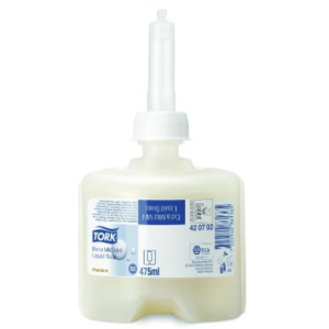 Sæbe Tork Flydende Extra mild S2 Premium uden Farve/Parfume 475 ml 8 fl x 475 ml/krt