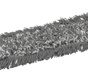 Fugtmoppe, Vikan Damp 43, grå, mikrofiber, 90 cm, med velcro