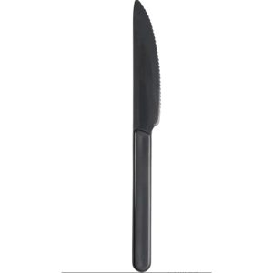 Flergangskniv, 18 cm, sort