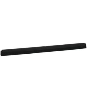 Udskiftningskassette til gulvskraber, Vikan, sort, PP/gummi, 70 cm, med dobbeltblad