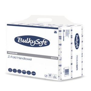 Bulkysoft premium Z-fold 2-lags 21,5 x 24cm