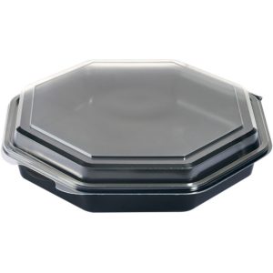 Octaview®, 230x230x50 mm, sort, 1-rum