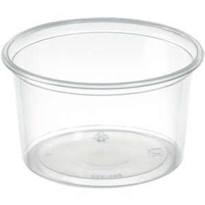 Delipack rund 300 ml Transparent 1-Rum