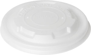 Låg til suppebæger, 250 ml, CPLA - 800 stk/krt