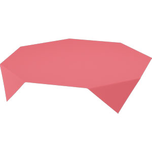 Evolin® stikdug 84 x 84 cm Bordeaux