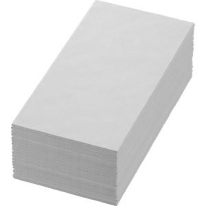 Serviet 2 lags 1/8 fold 40x40 hvid