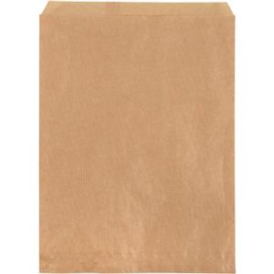 Brødpose 2kg, brun rib, 210x330mm, 40g
