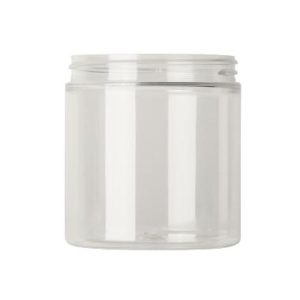 Bæger rund klar PET 250ml Ø72mm gevind