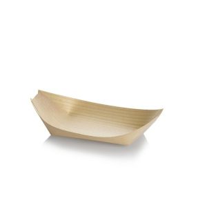 Træbåd FSC mærket 22 cm