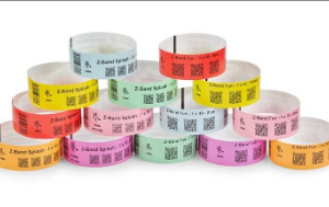 Z-Band Fun thermal direct wristband, PINK 25,4 x 254 mm 4 rolls/box